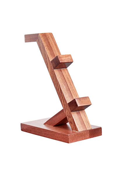 Choice Stand Only Brown Wood Headphone Stand Gaming Headset Holder for Desk D...