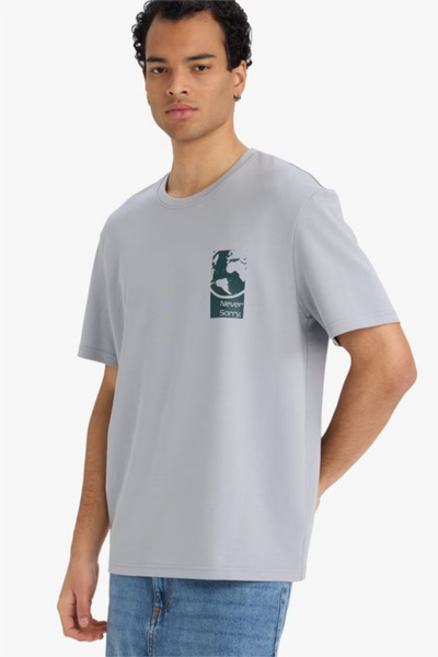 DeFacto Tricou imprimat din bumbac REGULAR FIT F8122AX26SP