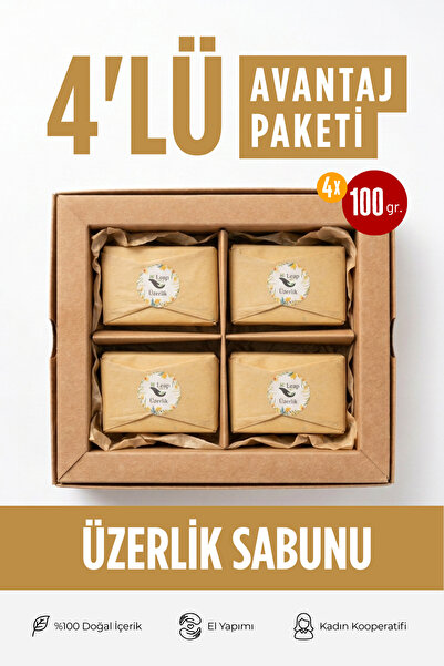 Üzerlik Sabunu 4'lü Ekonomik Paket | 4x100 gr