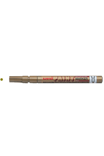 Unibal Px-21 0.8-1.2 Paint Marker Pen Gold