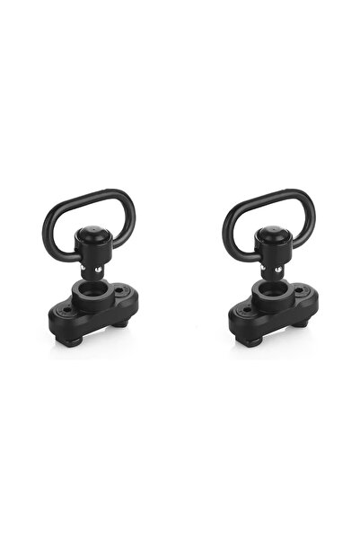 Choice قطعتان من محول حزام QD M-LOK Sling Swivel Mount Rail مع مشبك معدني وحل...
