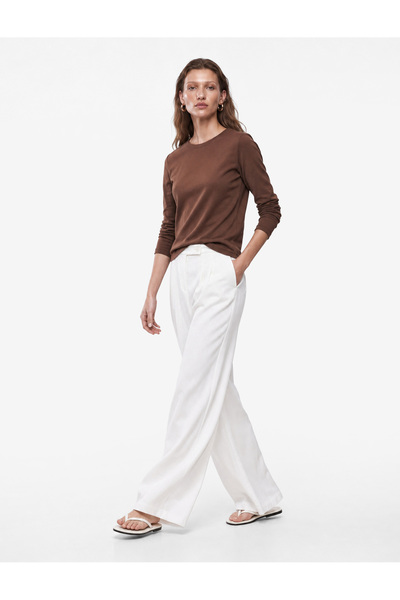 Koton Cotton Crew Neck Long Sleeve T-Shirt