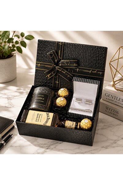 velve Pachet GiftDay pentru barbati,Jack Daniel's Honey 200ml,butoni,ac pentr...