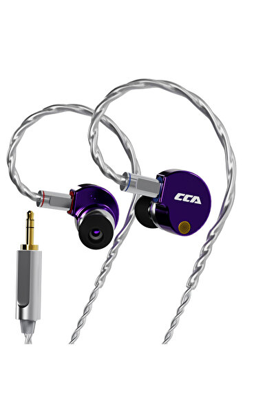 Choice1 Purple 3.5MM NO MIC CCA Phoenix Wired Earphones Dynamic Drive LCP Dia...
