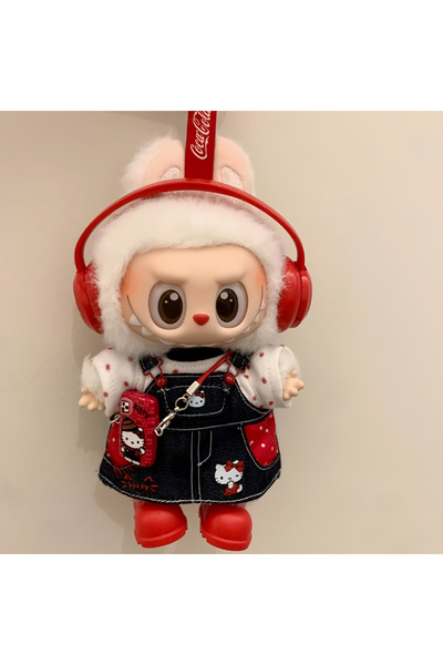 Choice no doll B 2025 New For Labubu Clothes Trendy Strap Skirt 15/17cm Doll ...
