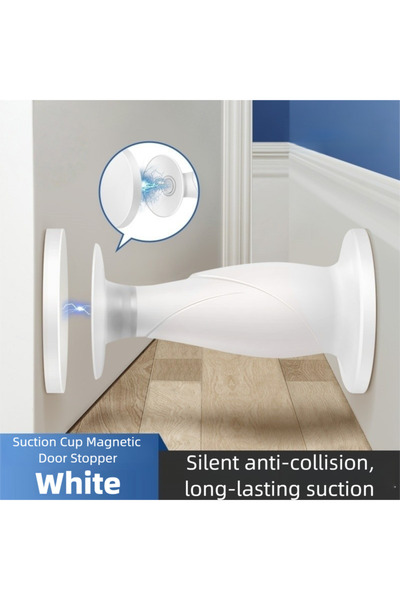 Choice3 White Self Adhesive Door Stopper Strong Suction Doorstop Floor Holder...