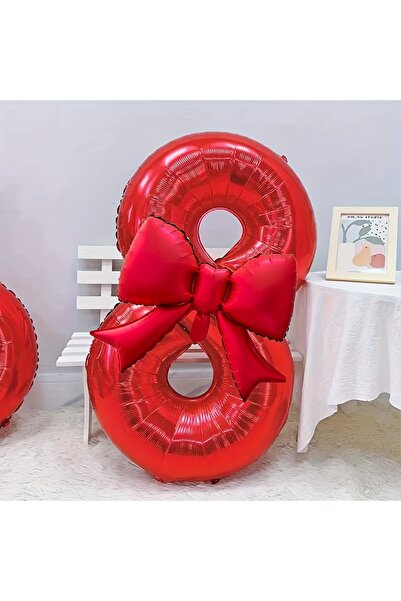 Choice NUMBER 32inch HG9182-8 2pcs Large 32inch Red Number Digital 0-9 Balloo...