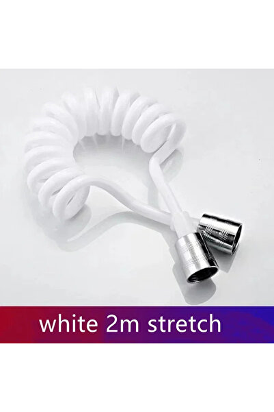 Choice White 2M Handheld Water Toilet Bidet Sprayer Flexible Spring Shower He...