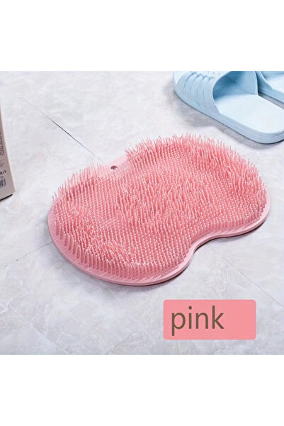 Choice pink 1pc Anti-Slip Shower Foot Scrubber Massager - Exfoliating Pads to...