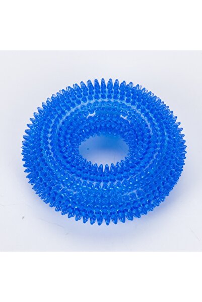 Choice16 Blue Pet Chew Toy Soft Bite-resistance Bone Shape Teeth Grinding Che...