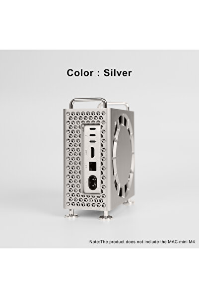 choice2 Case for Mac mini M4 Silver Portable Protective Bag for Mac Mini M4 P...