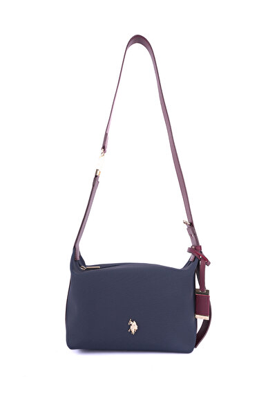 U.S. Polo Assn. Navy Blue-Claret Red Women's Messenger Bag Us26276