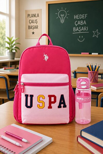 U.S. Polo Assn. U.S. Polo. Assn. Kız Çocuk Okul Çanta Seti PLSET2426125017