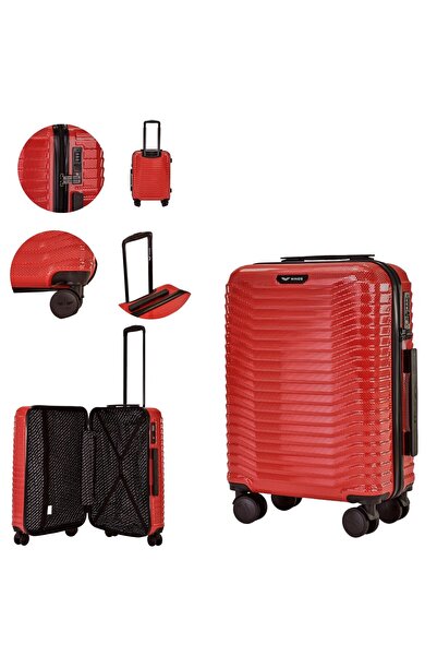 WINGS BRAND Valiză de cabină WINGS PC SEA EAGLE 2.0 20 " roșie
