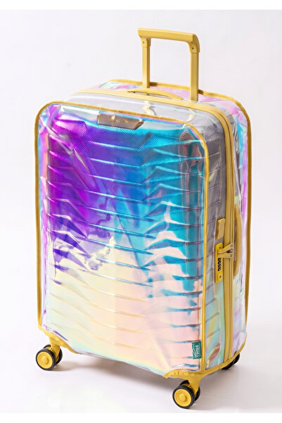 Trink Çanta Luggage Cover and Suitcase Cover * Hologram * Yellow *