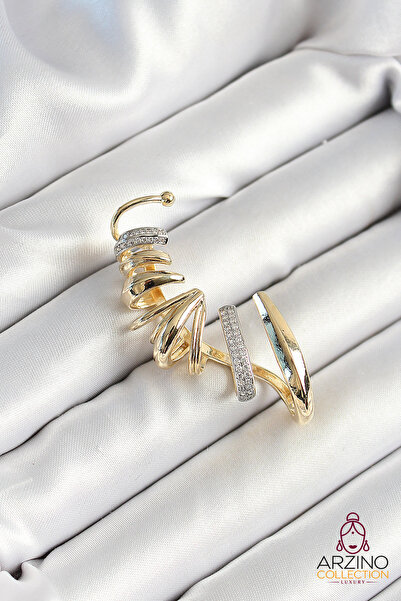 Generic Brand Gold Color Women's Right Cartilage Earring with Spiral Figure w...