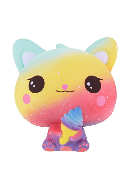 Choice Orange Squihy Slow Rebound Ice Cream Cat Cute Animal Stress Relief Toy...