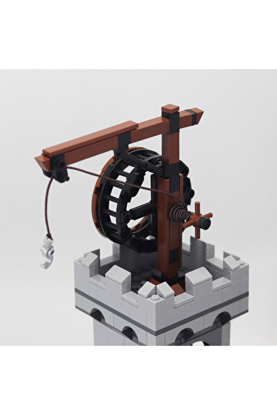 Choice No original box Creativity Medieval Architectural Tool Crane Platform ...