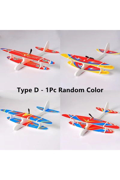 Choice4 Type D - 1Pc Outdoor Electric Foam Glider Hand Airplanes Capacitor wi...
