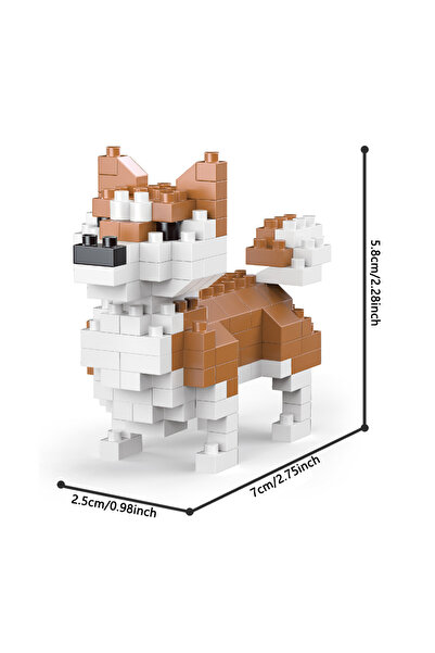 Choice13 in-bag Corgi Mini Dachshund Dog Building Blocks Toy for Adults and K...