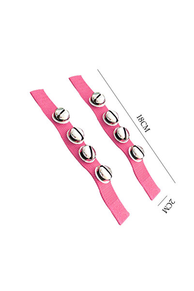 Choice 2pcs S pink 2pcs Wrist Bell Orff Percussion Instrument Fabric Hand Bel...