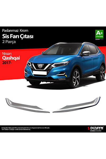 S Dizayn S-Dizayn Nissan Qashqai Krom Sis Farı Çıtası 2 Prç 2017-2021 6614211