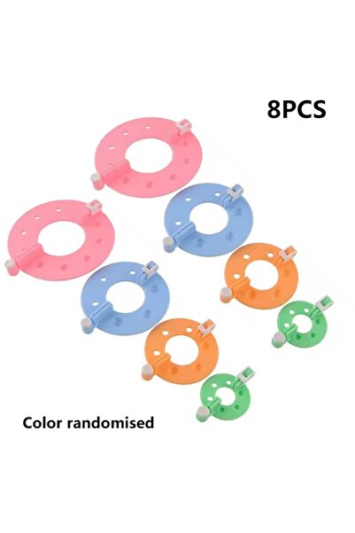 Choice Other 8PCS 4 Sizes Fluff Ball Weaver PomPom Maker Knitting Loom Kit Ki...