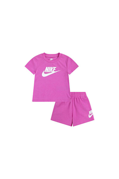 Nike ΣΕΤ ΜΠΛΟΥΖΑΚΙ ΚΑΙ ΣΟΡΤΣ CLUB 36L596-A0W Ροζ