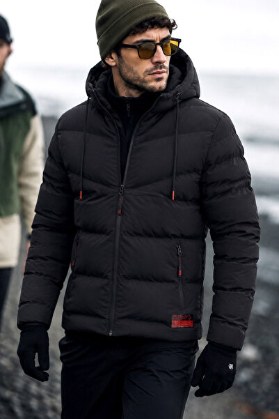 Delpino Water- and Wind-Resistant Hooded Puffer Jacket