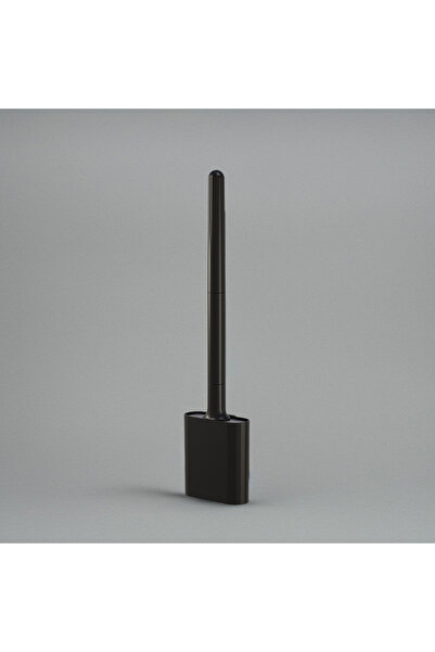 Choice Black 1 mini Silicone Toilet Brush Set, Wall Mounted and Standing Dual...