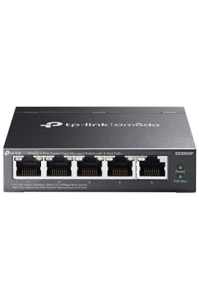 TP-LINK Switch Omada, 5-Port Gigabit Easy Managed, Switch with 4-Port, PoE+