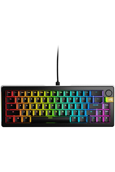 Glorious Tastatura mecanica GMMK 3 PRO, Fox HE Switches, 66 taste, USB, Cu fi...