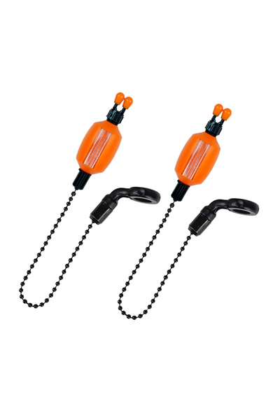 HIRISI Orange B2042 2Pcs Carp Fishing Swinger Bite Indicators 5 Color with Li...