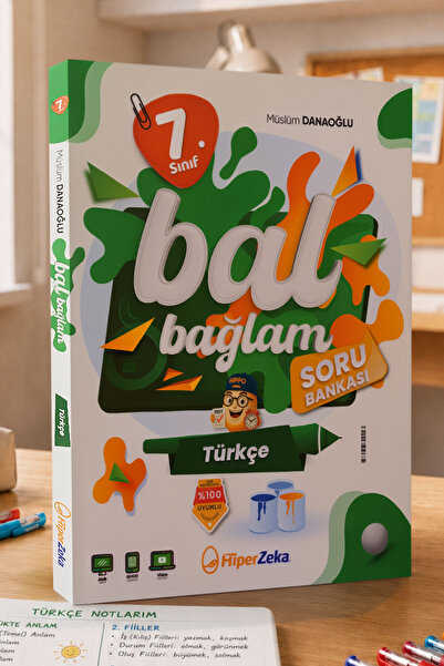 HiperZeka 2027 7. Sınıf BAL BAĞLAM Türkçe Soru Bankası | Müslüm DANAOĞLU