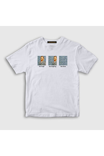 Presmono Vincent Van Gogh unisex dete T-shirt - bela, umetnički slikar, 303447tt