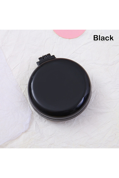 Choice6 Black Mini Hair Comb With Mirror Foldable Comb Travel Portable Massag...