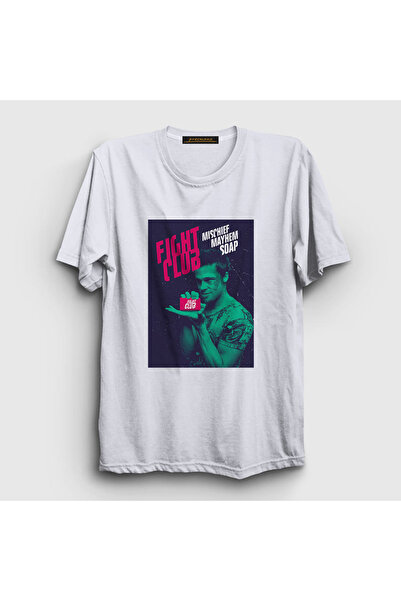 Presmono Unisex beli sapun film Fight Club Fight Club T-shirt 244680tt