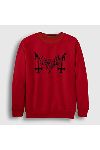 Presmono Unisex majica sa crvenim logotipom Mayhem 64771tt