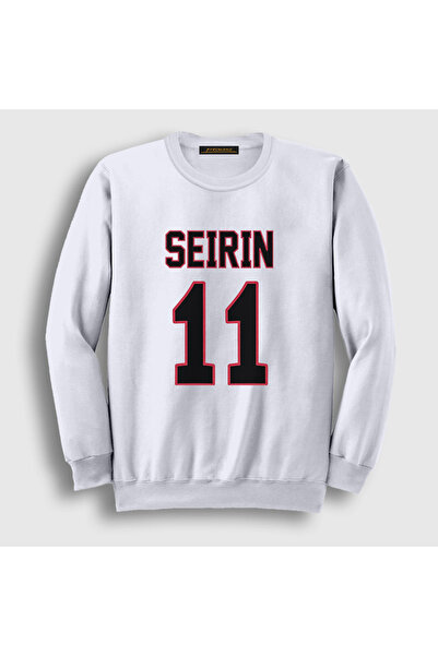 Presmono Unisex White Tetsuya Kuroko 11 Seirin Sweatshirt 605138Tt