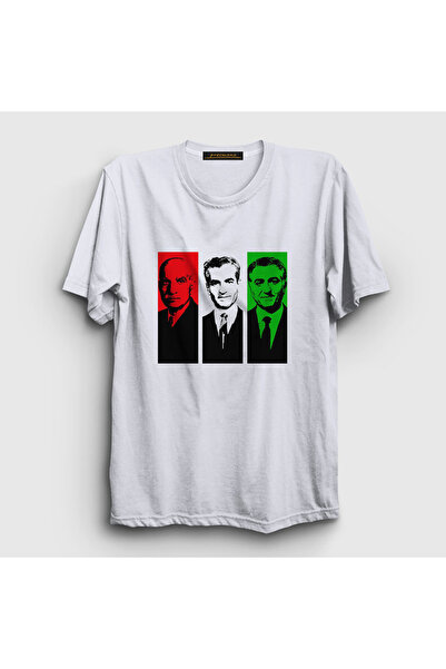 Presmono Unisex White Pahlavi Kings of Iran Iran T-Shirt 593767Tt