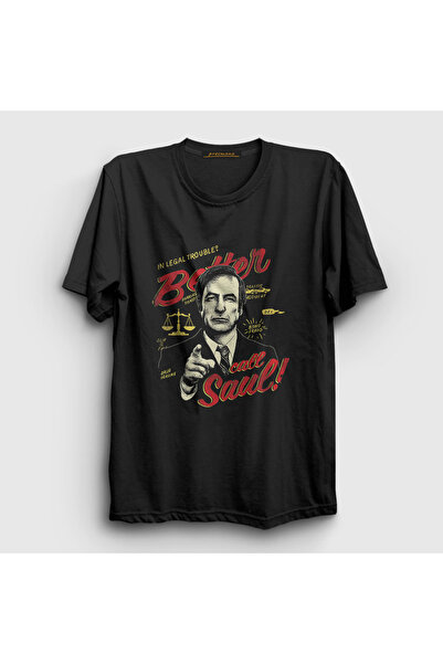 Presmono Unisex crna majica Better Call Saul serija T-shirt - U pravnim probl...