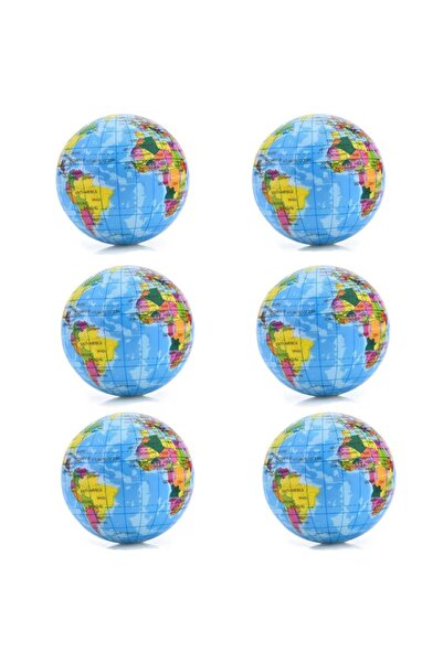 Choice11 6Pcs Earth6.3cm 6 Pcs Toys Stress Ball Anxiety Relief For Boys Girls...