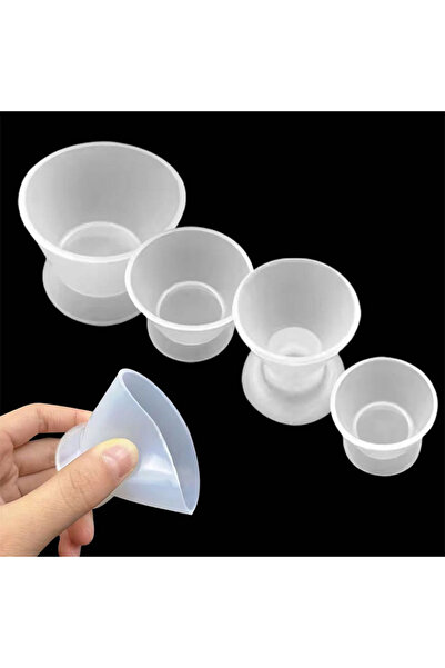 Choice 4pcs/set Dental Silicone Cup Dentist Self Solidifying Mixing Bowls Dap...