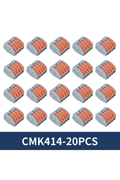 Choice1 CMK414-20PCS 10/20Pcs Quick Push in Lever Wire Connector Splicing Com...