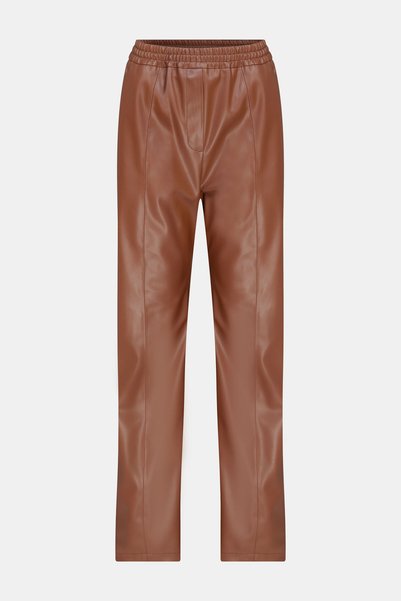 W Collection KAHVE DERİ GÖRÜNÜMLÜ PANTOLON