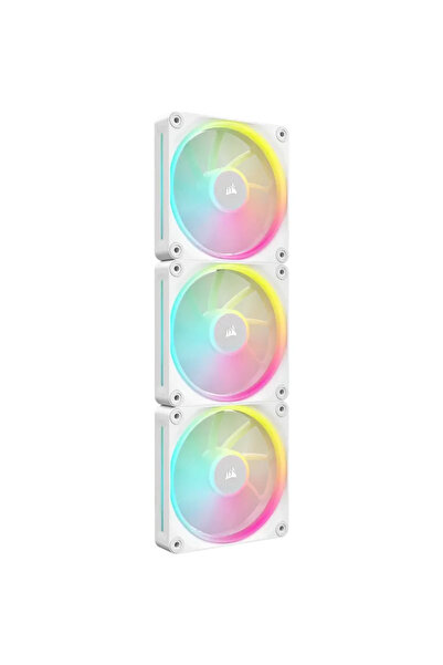 Corsair iCUE LINK LX120 RGB, 120mm, 3 bucăți, 2400 rpm, Alb