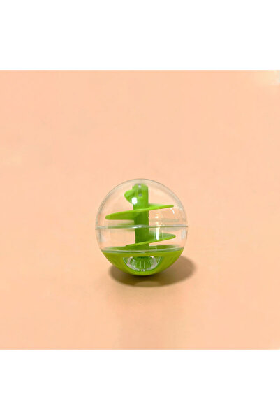 Choice4 Green Cat Dispensing Toy, Pet Treat Dispenser, Interactive Feeding To...