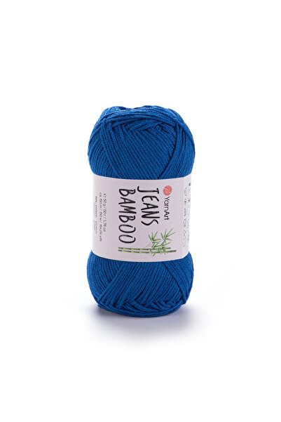 Yarnart Jeans Bamboo - Hand Knitted Thread Cobalt Blue-123