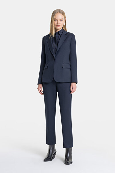 W Collection LACİVERT MONO YAKA CEKET