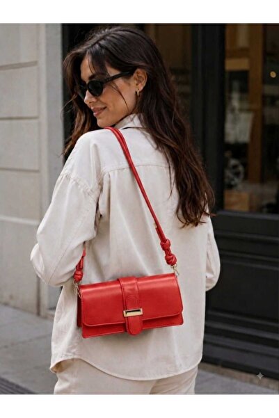GlowSa Women's Handbag and Shoulder Bag Red